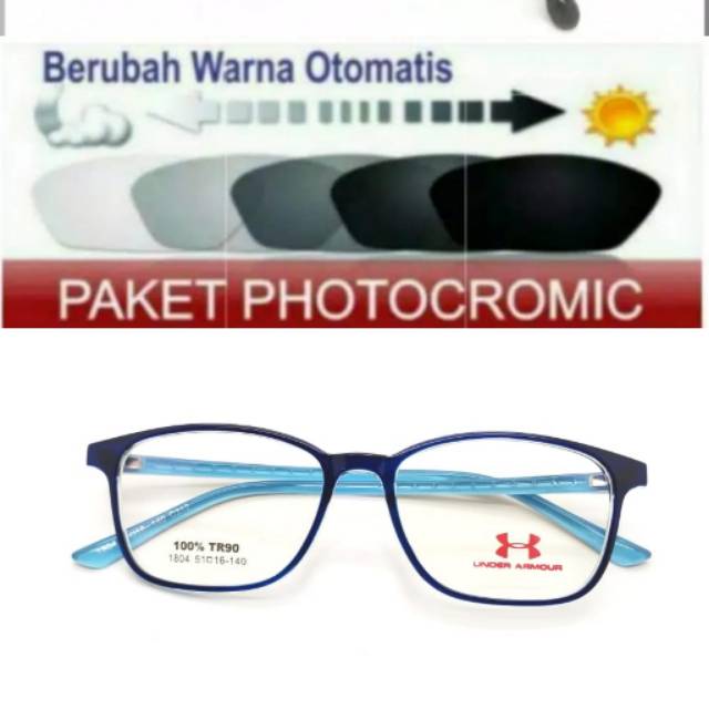 Frame Kacamata Anti Radiasi PHOTOCROMIC, Kaca mata Wanita, Kacamata Minus, Kaca mata Plus Terbaru