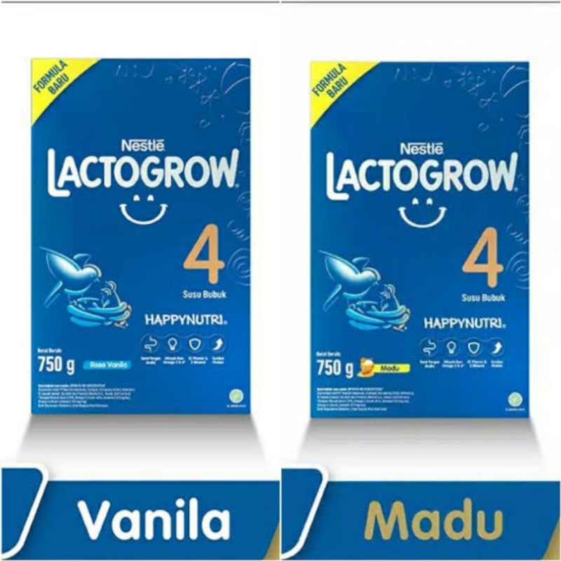 

lactagrow 4 vanila/madu 750 gram