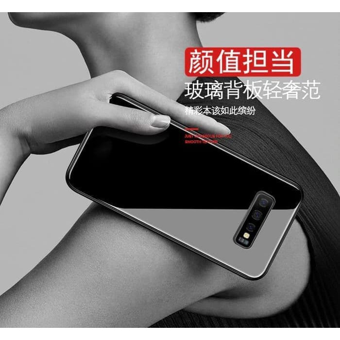 SAMSUNG GALAXY S10e Tempered Glass Hard Case Premium Anti Shock s 10 e