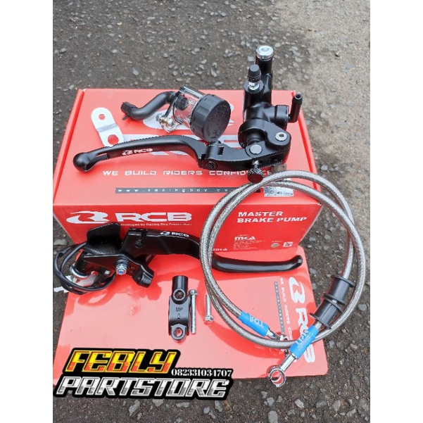 MASTER REM RCB S1 SET KOPLING E2 SELANG REM TDR SILVER MASTER REM S1 RX KING CB GL MP TIGER GL100  C