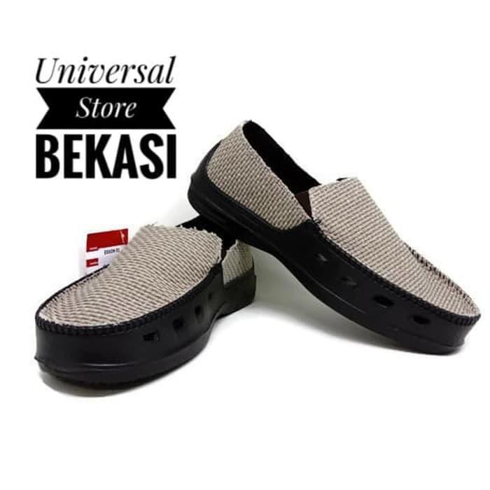 SEPATU CASUAL SEPATU PRIA ARDILLES EXXON 03 CASUAL SLIP ON MIRIP CROCS COKLAT - COKELAT MUDA, 40