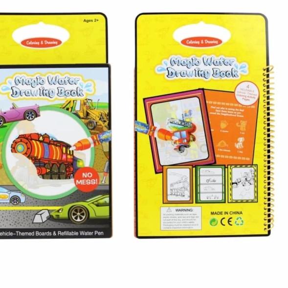 

❇ Buku Gambar Ajaib/Buku Mewarna Ajaib/MAGIC WATER DRAWING BOOK - Angka ♧