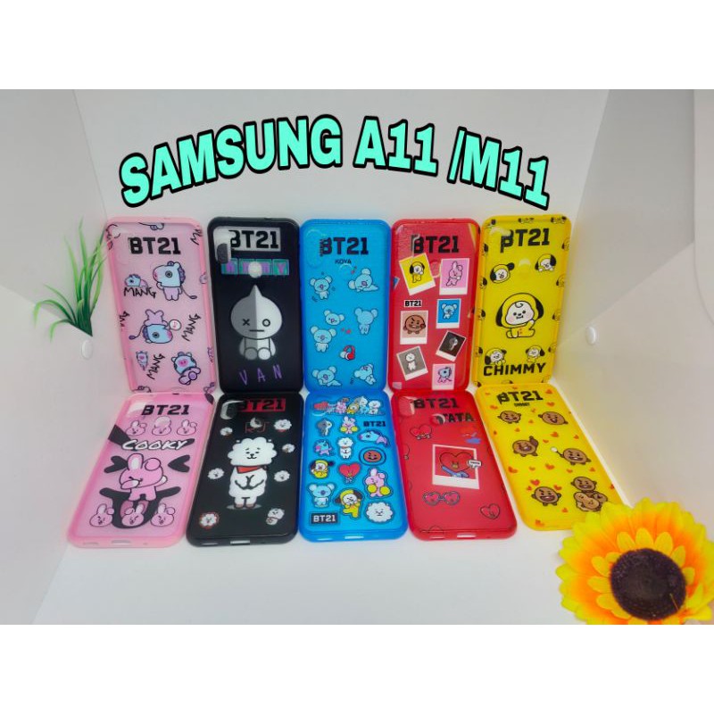 SOFTCASE SAMSUNG A11 M11 BT21 BTS KARAKTER