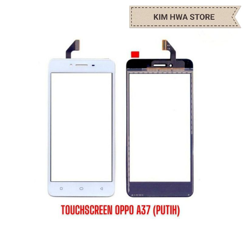 ts oppo a37 white / ts oppo a37f putih