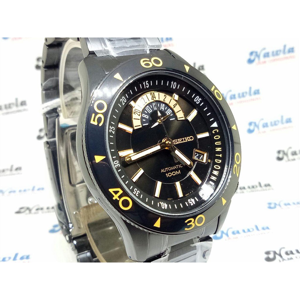 Seiko Superior SSA187K1 Automatic Black Ion Plated | Jam Pria SSA187