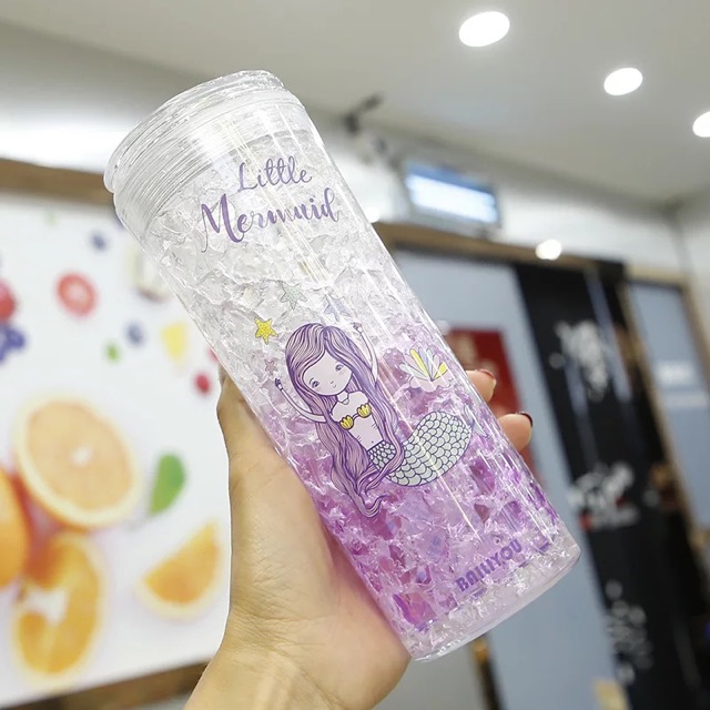 Botol minum icy Mermaid Drink Bottle BT02 frosty botol minum anak perempuan souvenir kado