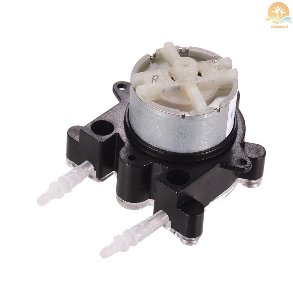 GROTHEN DC 6V DIY Dosing Pump Mini Peristaltic Dosing Head Self-Priming Function Large Flow 65ml/min for Aquarium Lab Chemical Analytical Water Liquid