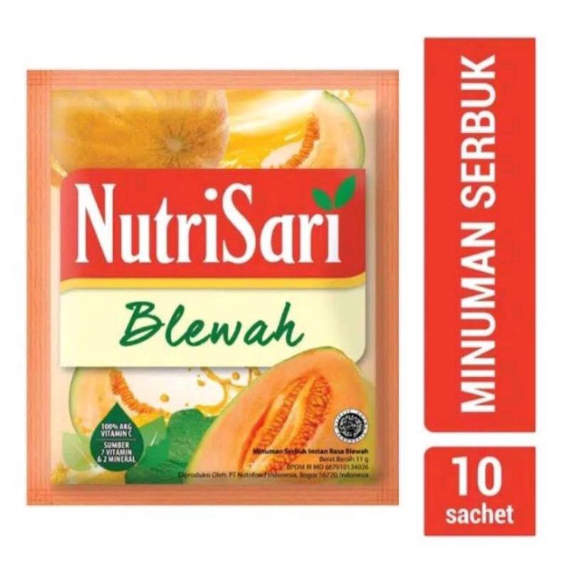 

NUTRISARI BLEWAH RENCENG 10 PCS