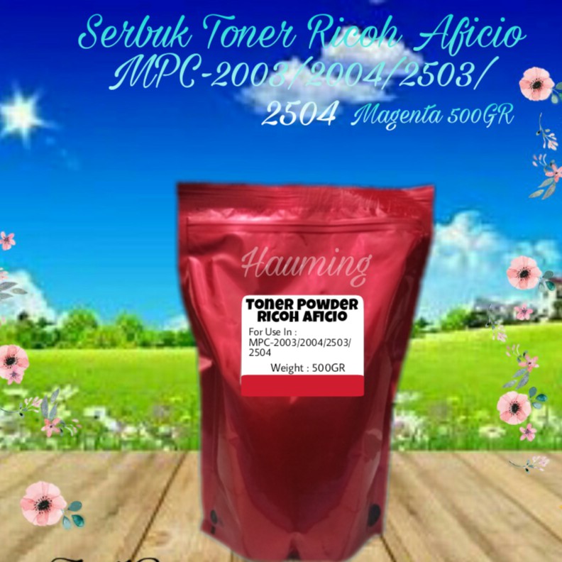 Serbuk Toner Ricoh Aficio MP C2003 C2004 C2503 C2504 C3003 C3503 C4503 C5503 C6003 SP Magenta 500gr