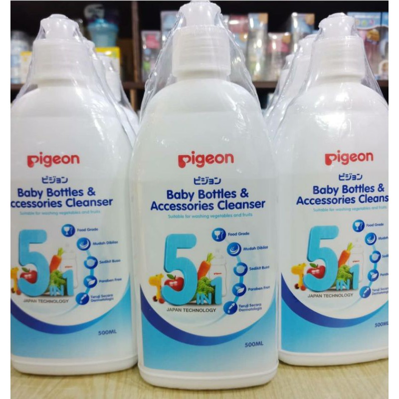 Pigeon Baby Bottle Accessories Cleanser 500ml / Sabun Cuci Botol Bayi LIQUID CLEANSER 500ml BOTTLE