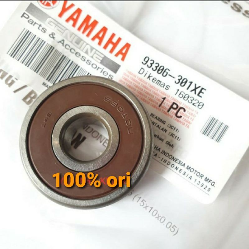 BEARING LAHER RODA DEPAN VIXION OLD NVA NVL 6301 ASLI ORI YAMAHA 93306 301XE