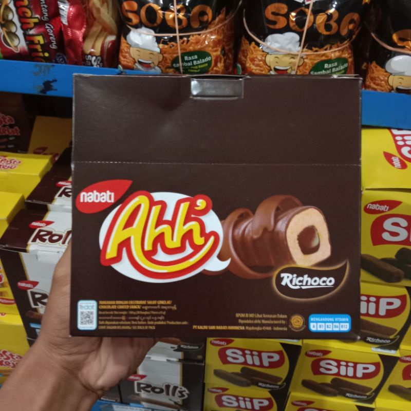 

Yummer l Snack camilan Nabati Stick Roll Richoco Ahh' 1 pack