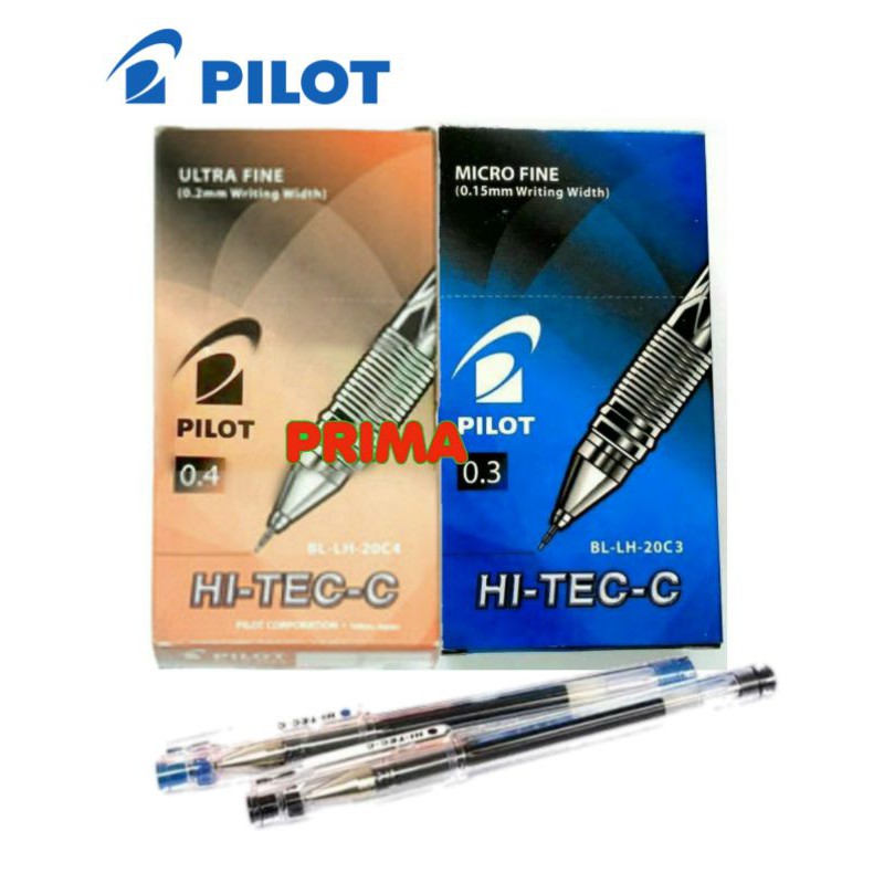 

BOLPEN PILOT HI-TEC (TERSEDIA UKURAN 0.3 & 0.4)