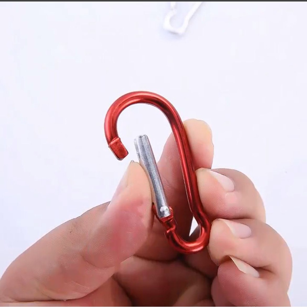 CARABINER GANTUNGAN KUNCI ALUMINIUM ALLOY / GANTUNGAN KUNCI SERBAGUNA