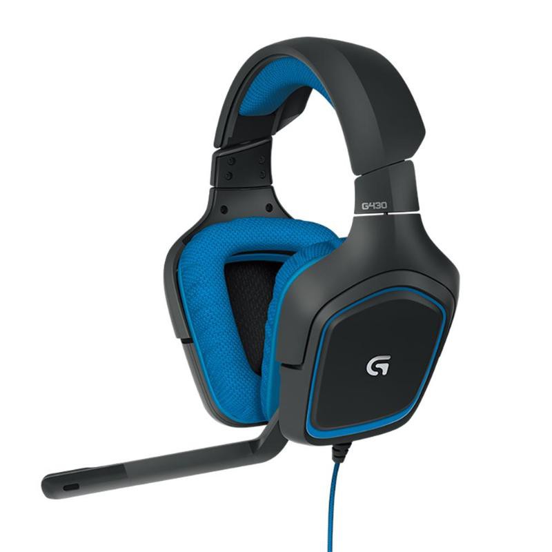 Bluetooth Headset Logitech G430 7 1 Surround Gaming Headset Stereo Wired Gamer Headphones With Shopee Indonesia