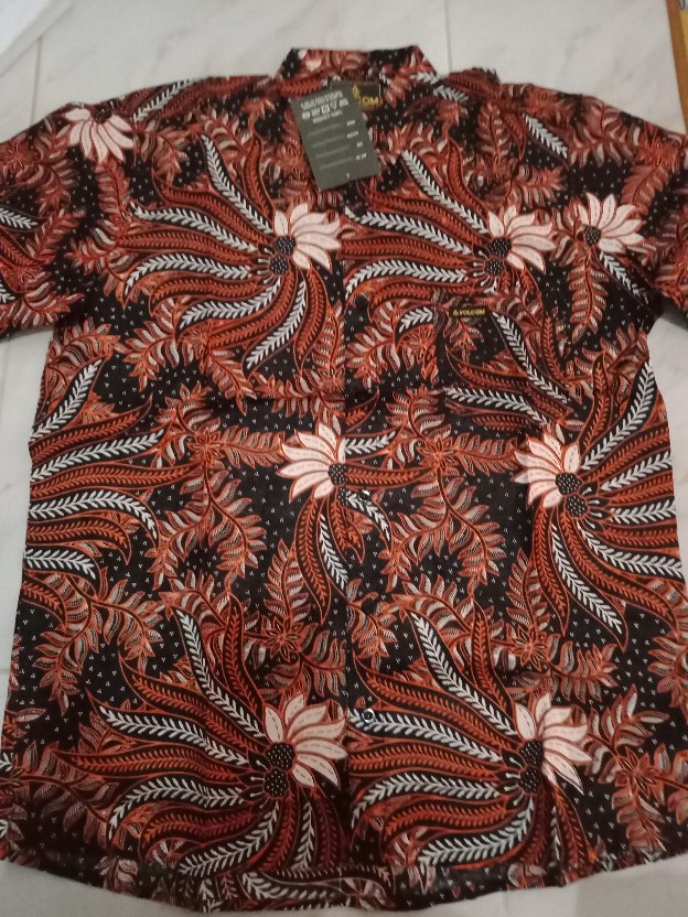 Kemeja Batik Pria Lengan Pendek Dan Lengan Panjang  Premium Bahan 40s Kemeja Dewasa
