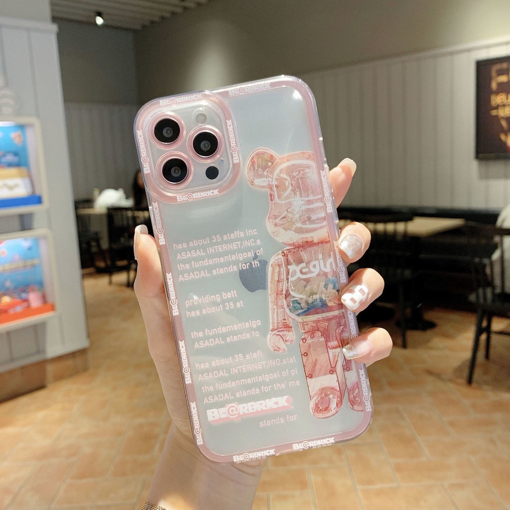 Pola Kelinci Yang Indah Casing Ponsel untuk iPhone 11 12 13 Pro Max Xr XsMax 7 8 Plus MkKl4