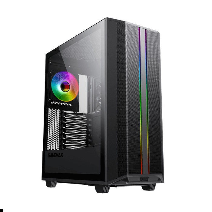 Casing Komputer Gamemax Precision E-ATX Mid Tower Gaming Case