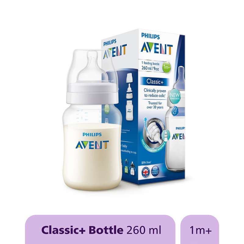 Philips Avent Classic+ Single Pack Bottle 0m+ 125ml