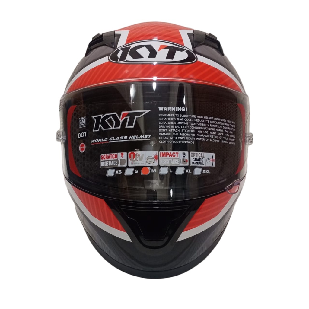 HELM KYT R-10 FLAT VISOR MOTIF RIDER PAWI REPLICA PINLOCK EDT