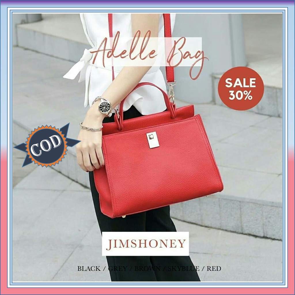 Tas kantor Jims Honey Adelle bag tas selempan wanita tote bag kekinian tas formal