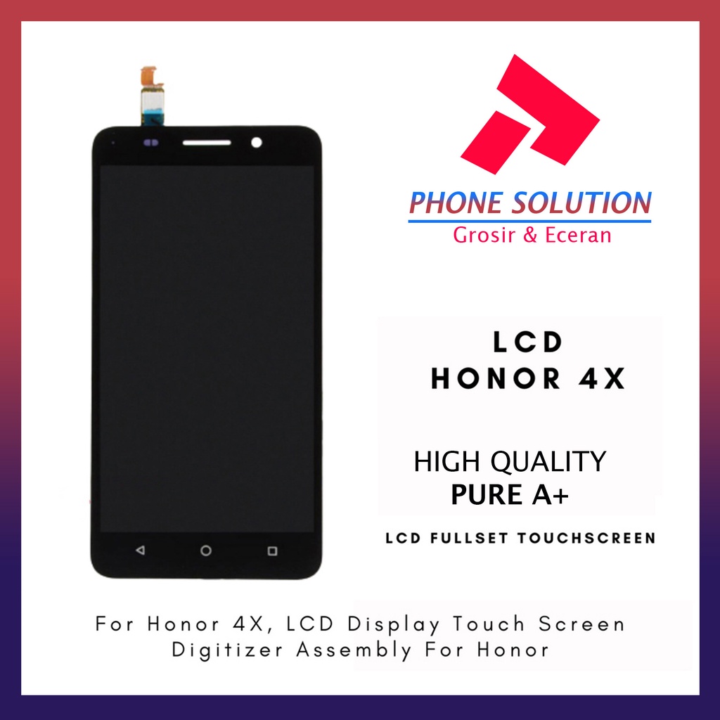 LCD Honor 4x Fullset Touchscreen // Supplier LCD Honor  - Garansi 1 Bulan