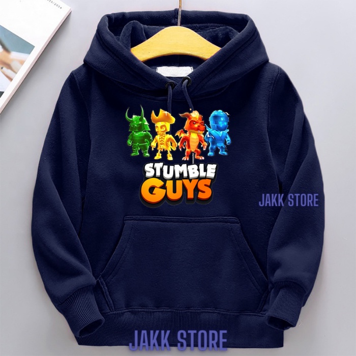 Jaket Sweater Hoodie Anak Laki Laki Terbaru/Hoodie Anak Laki Laki  STUMBLE GUYS SKIN SPESIAL Umur 2 3 4 5 6 7 8 9 10 11 12 13 14 Tahun/Jaket Sweeter Hodie Anak Cowok Keren/Sweter Suiter Fleece Anak Laki Laki Hitam