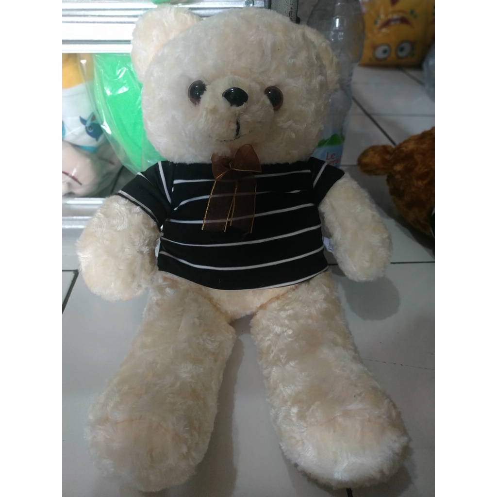 BONEKA TEDDY BEAR PAKAI BAJU BONEKA BERUANG