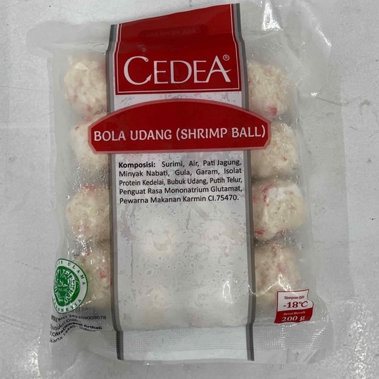 CEDEA BOLA UDANG 200GR / BAKSO UDANG