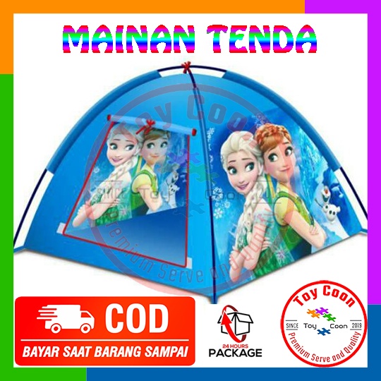Mainan Tenda Anak Frozen / Tenda Camping Frozen / HELLO KITTY / TENDA ANAK CASTLE JUMBO Camping Tent