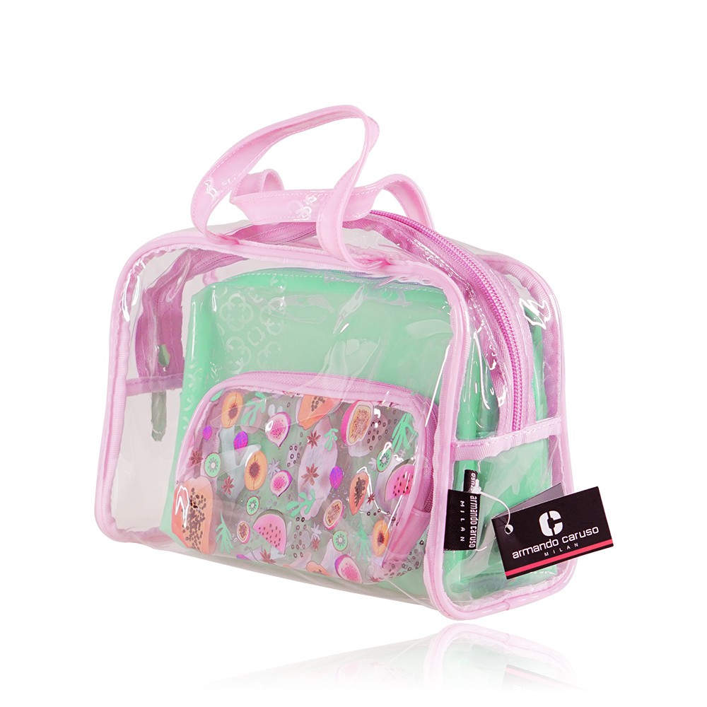 Armando Caruso Fruity Vanity Bag With Handle 3in1 - AC9107TCNSET