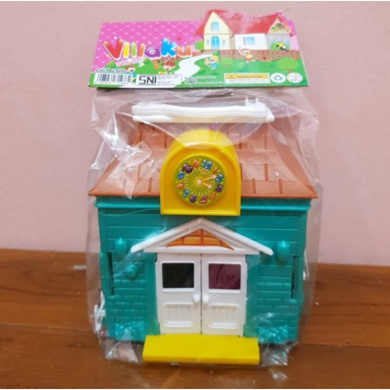 Mainan Villaku Rumah Rumahan - Miniatur Villa Anak Edukatif
