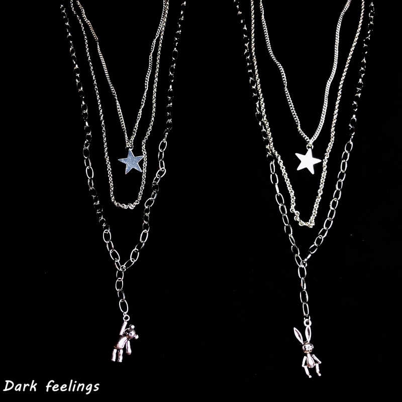 Necklace Multi-layer Korean Long Joker Hip-hop