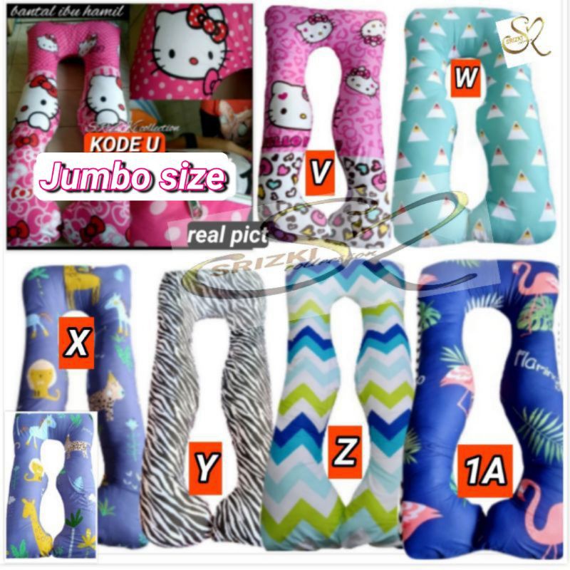 Bantal ibu hamil RESLETING terlaris 2 sisi motif tebal padat empuk dan nyaman ada ukuran jumbo premium free tas di link lainnya bisa kirim instan live