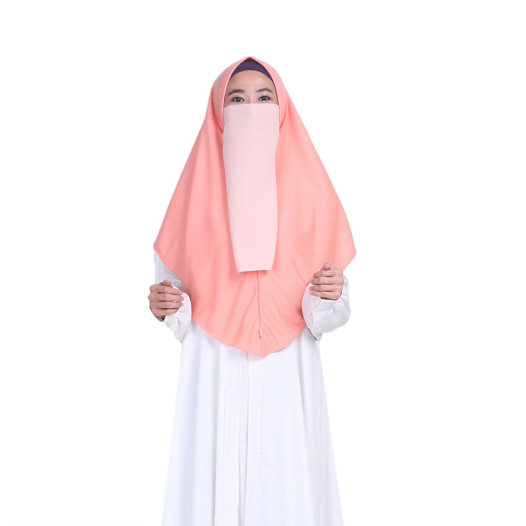 KHANZA SPORT HIJAB - Hijab Olahraga - Nusseyba Activewear-Orange