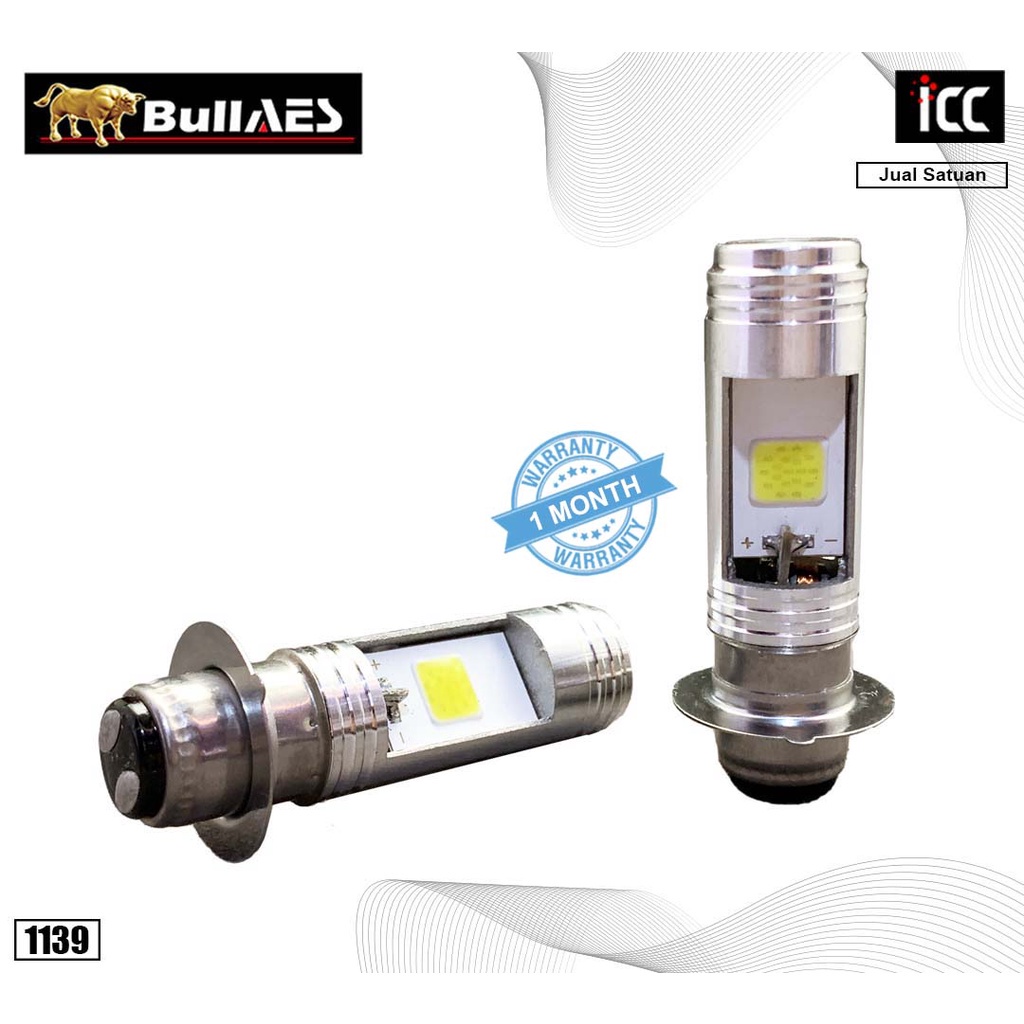 Lampu Depan Led H6 Icc 1139 Bohlam Lampu Depan Led Kaki 1 Universal Motor Bebek &amp; Matic Vario,Beat,Mio,Jupiter,Vega,Supra,Grand,Kharisma Dan Motor Lain Nya