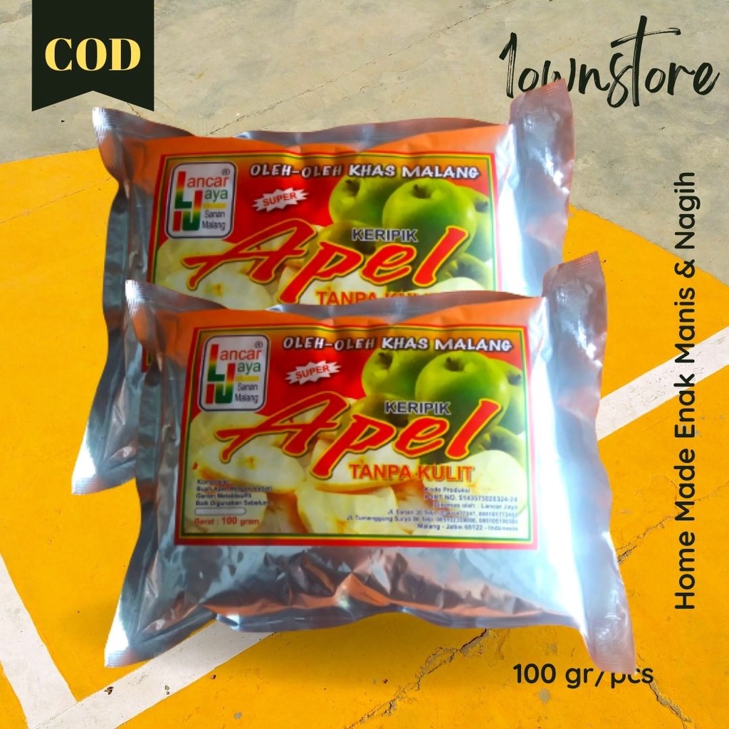 Keripik Apel Kripik Lancar Jaya Oleh Oleh Khas Malang Murah
