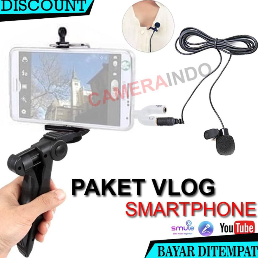 (BAYAR DITEMPAT) PAKET LENGKAP VLOG KAMERA VIDEO YOUTUBE NA3230