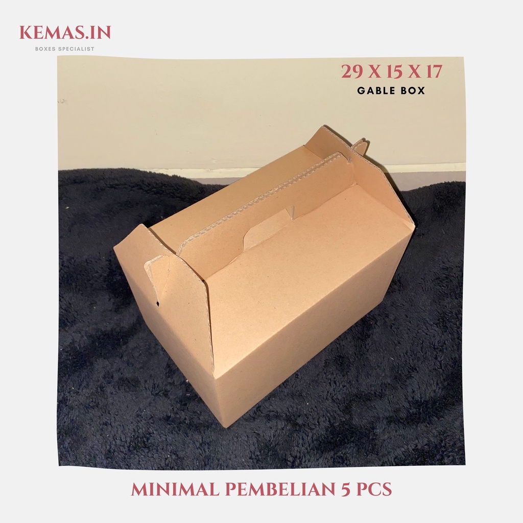 

Kardus Box Jinjing 29x15x17 cm - Polos/Packing/Packaging/Box/Hampers