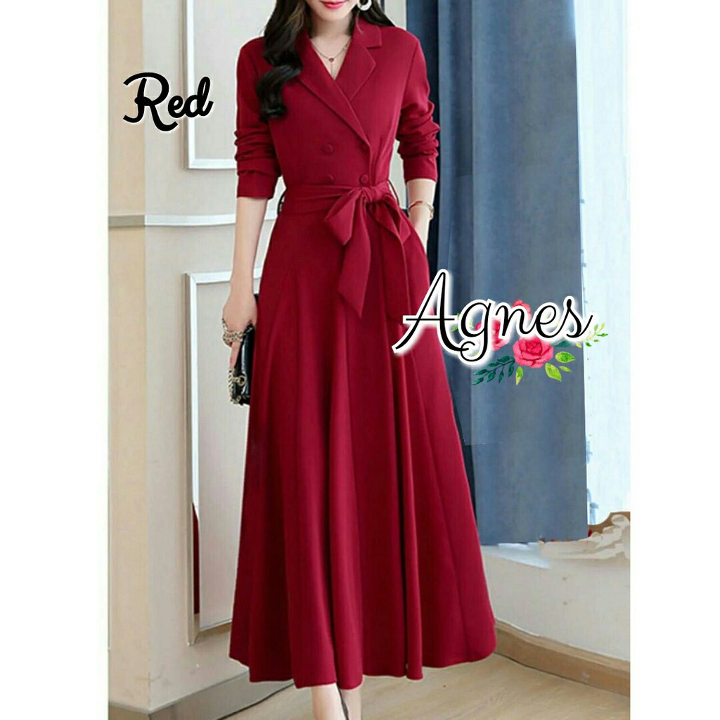 DRESS AGNES FASHION| PAKAIAN WANITA TERLARIS | TUNIK TERMURAH GAMIS TERBARU