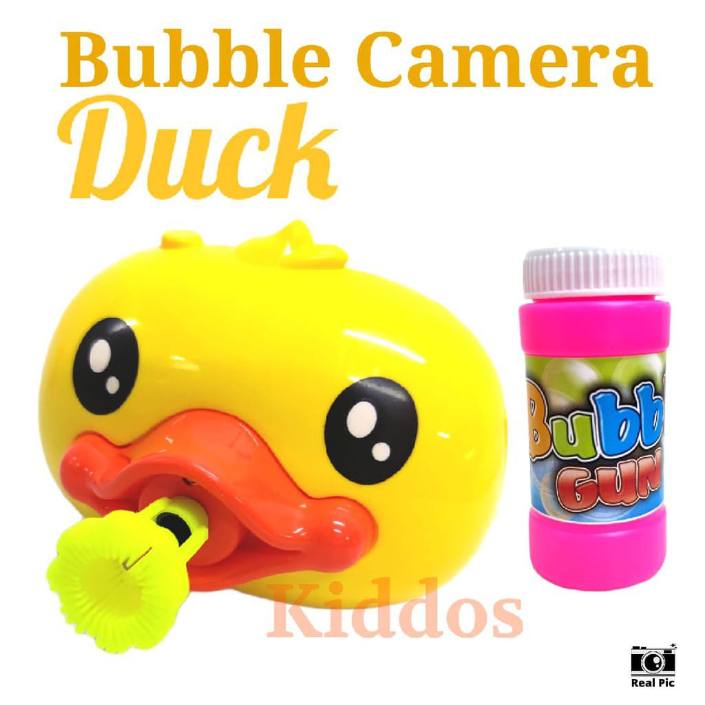 Terbaru!! Mainan Bubble Elektrik Bentuk Kamera machine / Gelembung Bubble camera Lampu Dan Musik