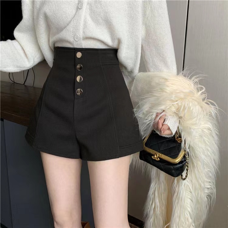 Loose Wide Leg Women Shorts Celana Pendek Wanita 2557 (S-XXL)