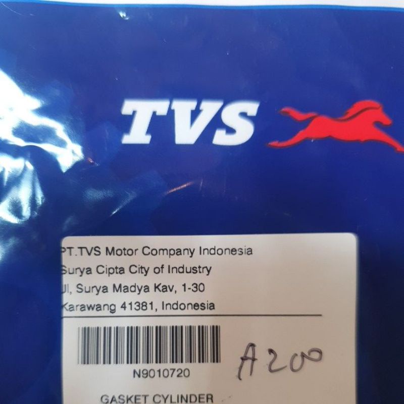 Packing Blok/Kertas Apache 200 TVS. Gasket Cylinder RTR 200