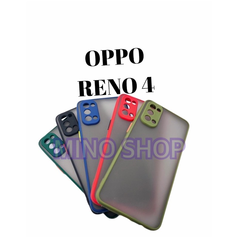 SOFTCASE OPPO RENO 4 - HARDCASE DOVE MYCHOICE PLUS PELINDUNG KAMERA - AERO CASE