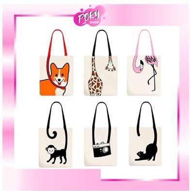 POKY - TOTEBAG MALKA -TAS Tote Bag Wanita KPOP