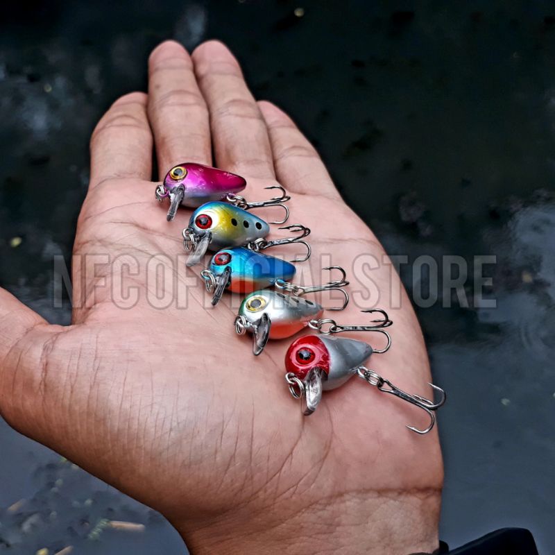 Mini Crank Bait CENDOL 2,5cm / 2gram Micro KILLER rekomendasi untuk Ultralight casting