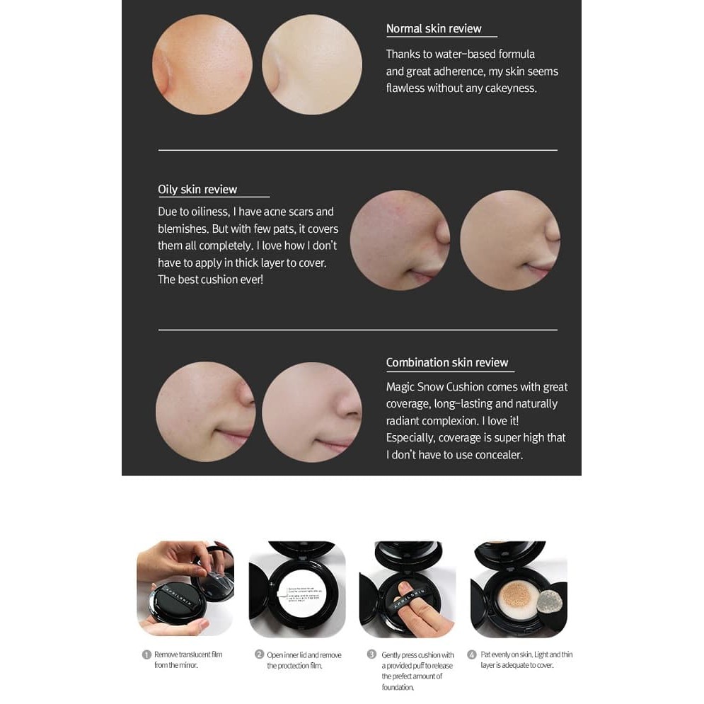 Ori Aprilskin Magic Snow Cushion 2.0 April Skin Bb Cushion Original - 23 Natural