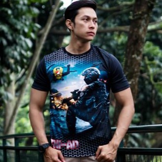 BAJU KAOS TNI ARMY JERSEY PRINTING T-SHIRT SINGELPRINT TNI AD