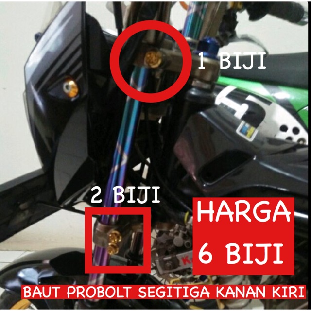 BAUT SEGITIGA SATRIA FU PROBOLT THAILAND KANAN KIRI