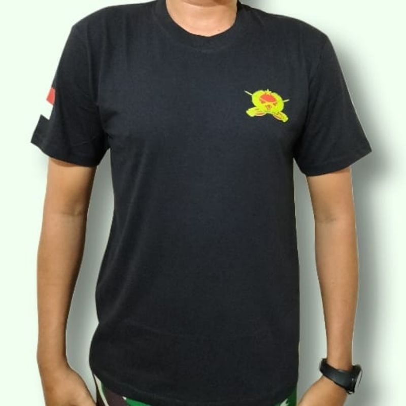 KAOS TNI AD INFANTERI//KAOS TNI AD//KAOS TNI AD LENGAN PENDEK COMBED 30S